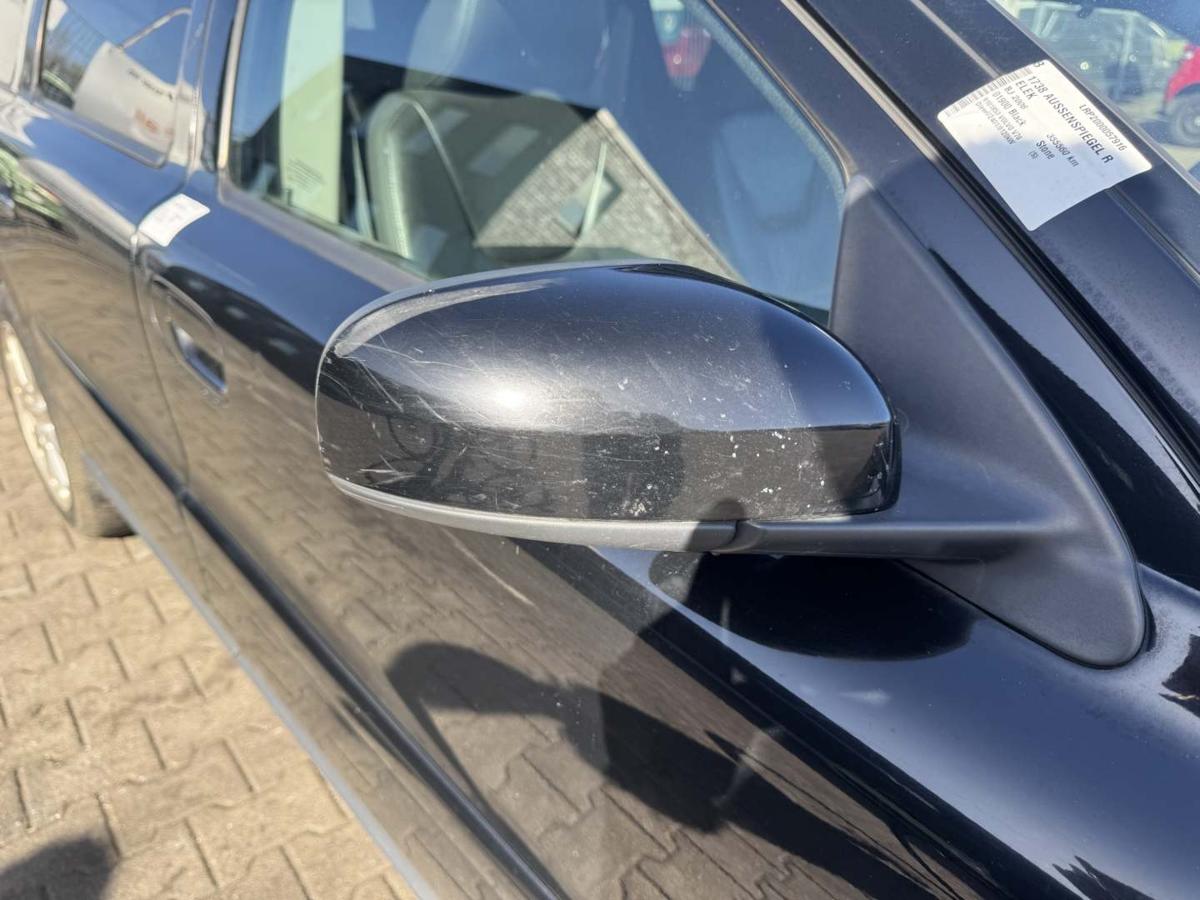 Volvo V70 2 original Au&szlig;enspiegel rechts elektr 01900 Black Stone BJ06